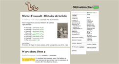 Desktop Screenshot of gluehwuermchen.org