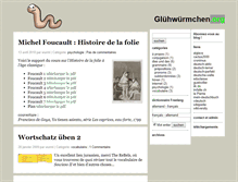 Tablet Screenshot of gluehwuermchen.org